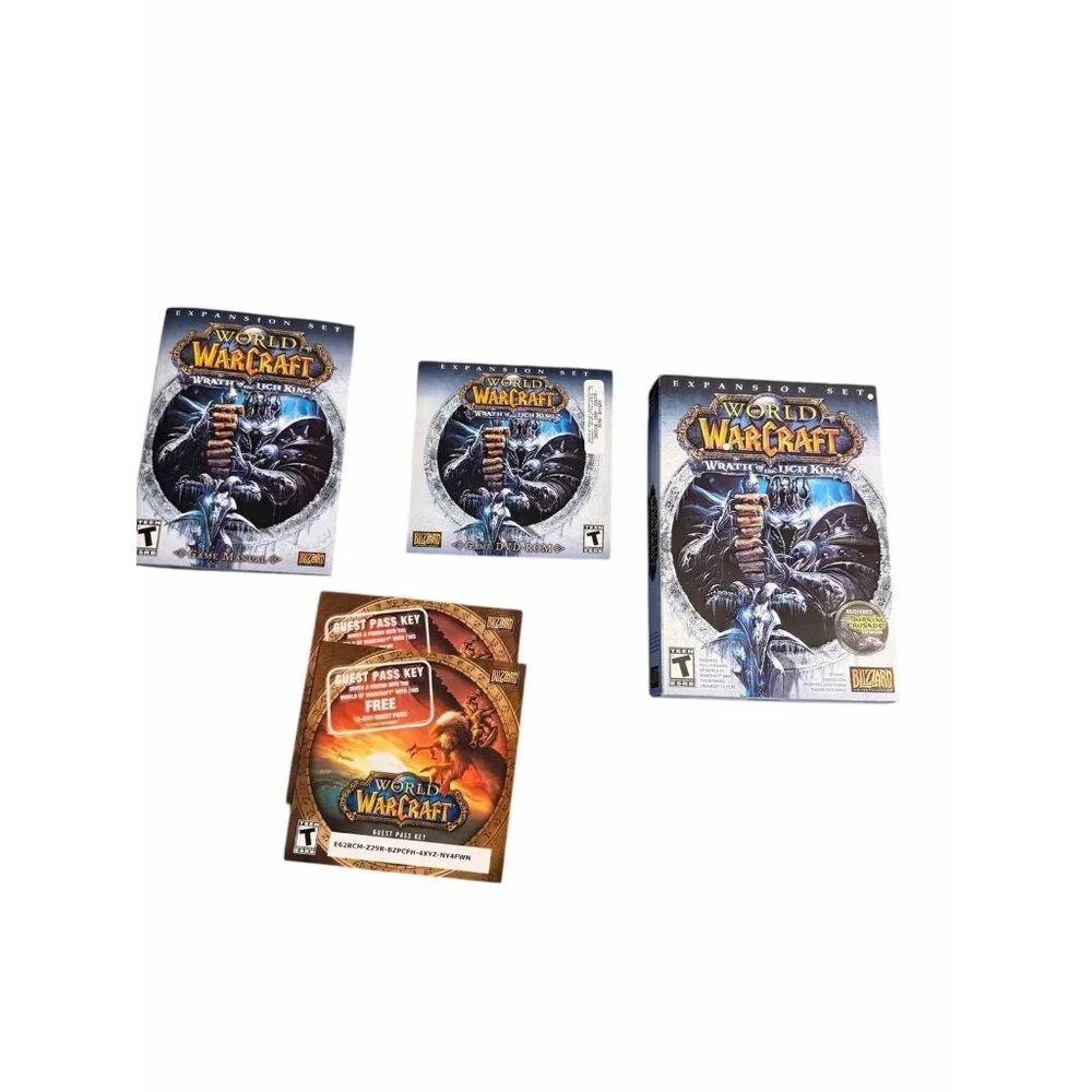 World Of Warcraft PC Game  Original Box Blizzard Video Game Bundle